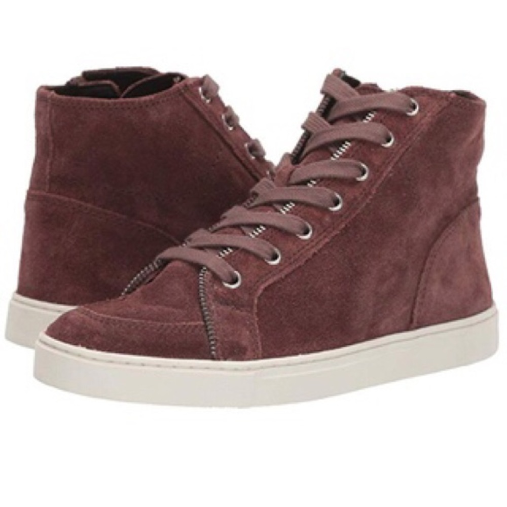 Frye &Co Sindy Moto High Aubergine